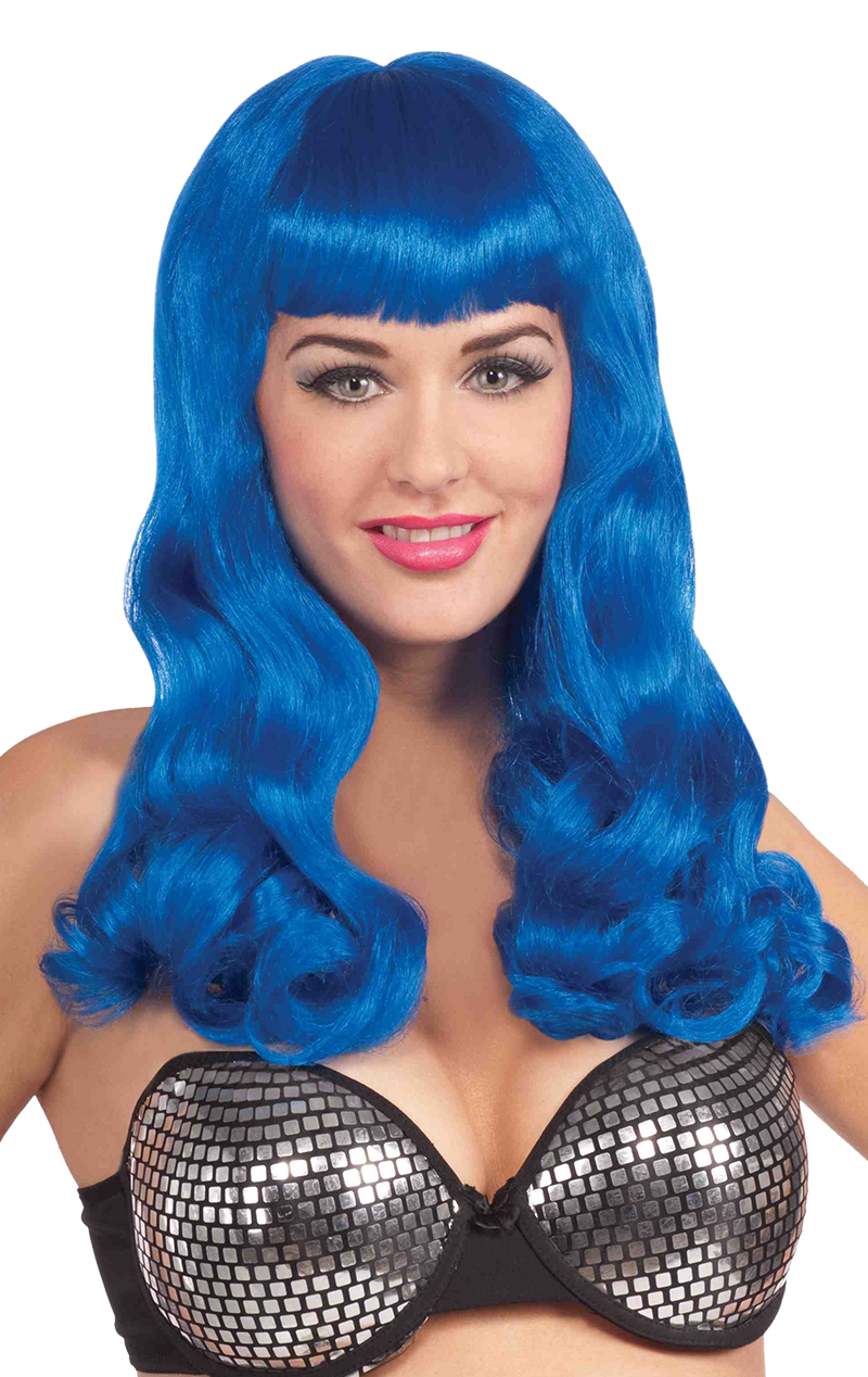 Blue California Girl Wig